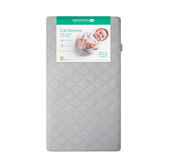 Baby Crib Mattress and Toddler Bed | 100% Breathable Proven to Reduce Suffocation Risk, 100% Washable, Hypoallergenic, Non-Toxic, Better Than Organic - Sunrise Pink
