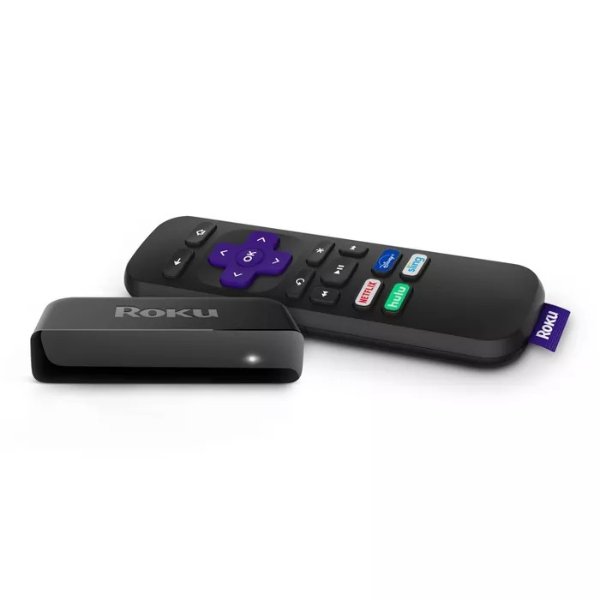 Premiere | HD/4K/HDR Streaming Media Player with Simple Remote and Premium HDMI Cable