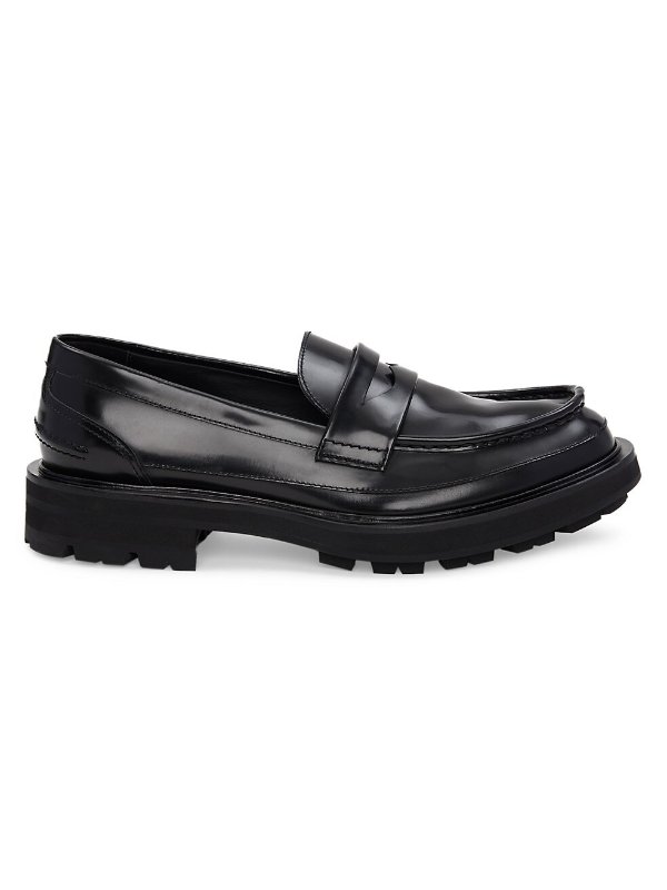 Slip-On Leather Loafers