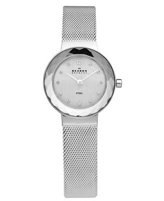 Women's Leonora Stainless Steel Mesh Bracelet Watch 25mm 456SSS