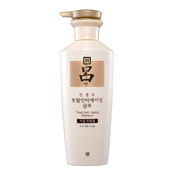 韩国RYO吕 白色参宝抗老化防脱发洗发水 油性发质适用 400g - 亚米网
