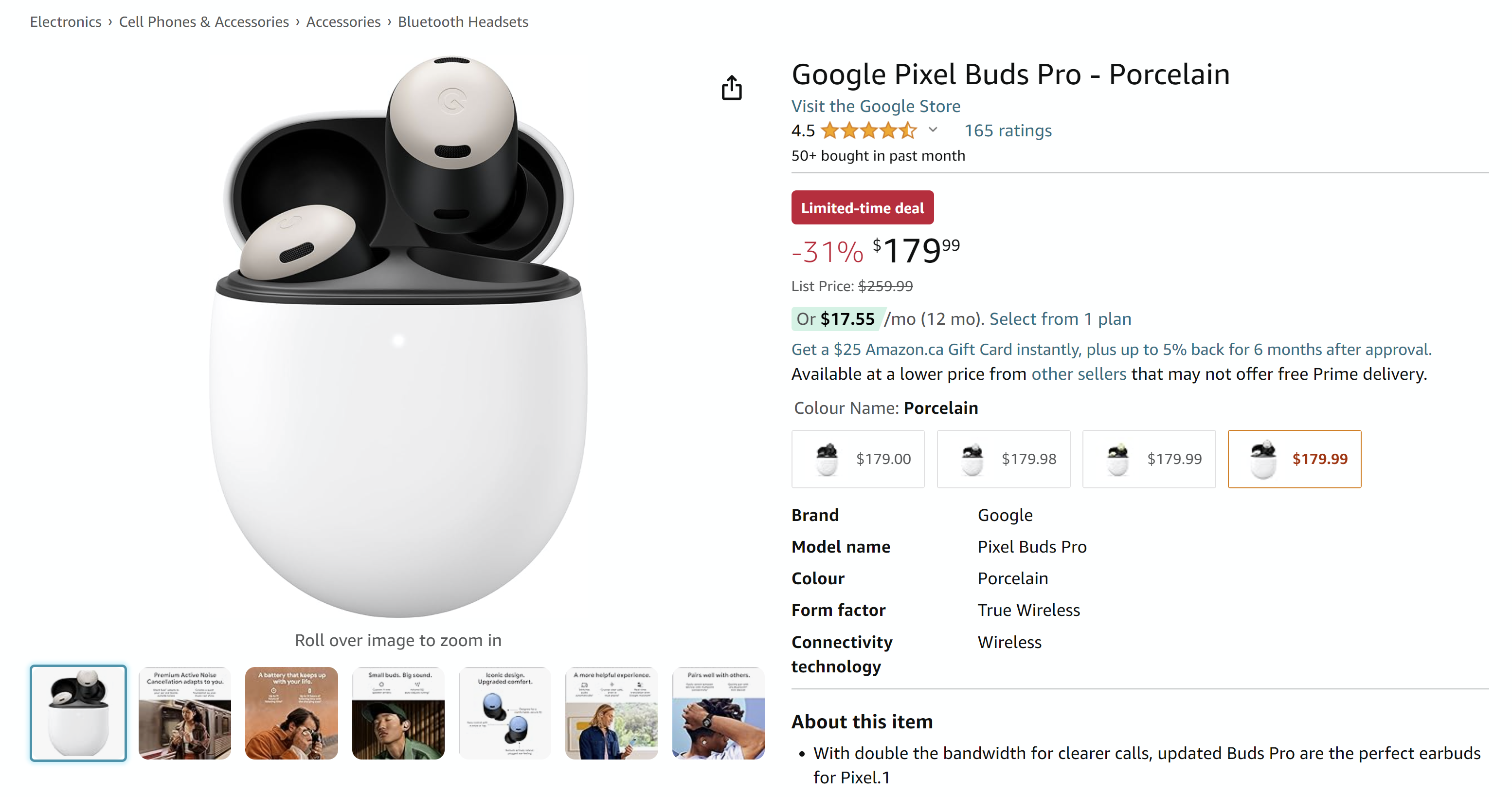 Google Pixel Buds Pro - Porcelain : Amazon.ca: Electronics