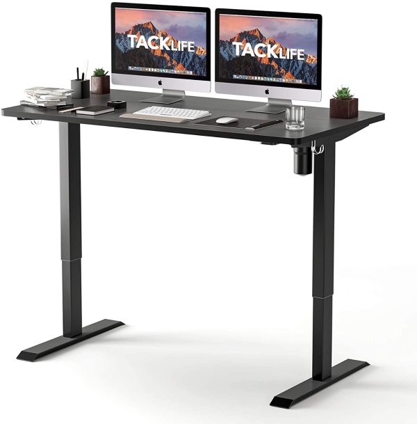 Electric Standing Desk, 52 X 28 Inches Whole Piece Desktop - HOD1A -Tools