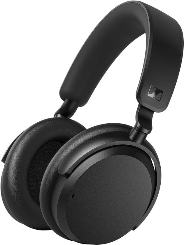 Consumer Audio ACCENTUM Wireless Bluetooth Headphones - 50-Hour Battery Life, Audio, Hybrid Noise Cancelling (ANC), All-Day Comfort and Clear Voice Pick-up for Calls, Black