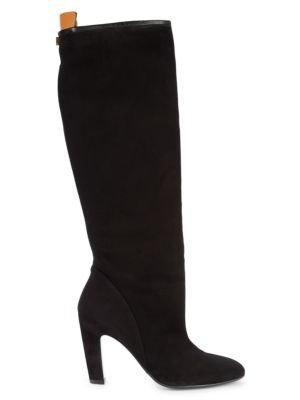 Charlie Suede Knee-High Boots