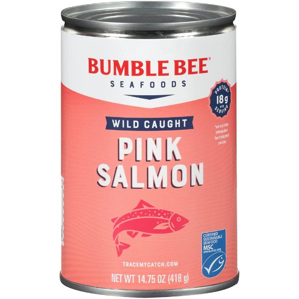 Bumble Bee Pink Salmon, Premium Wild, 14.75 oz