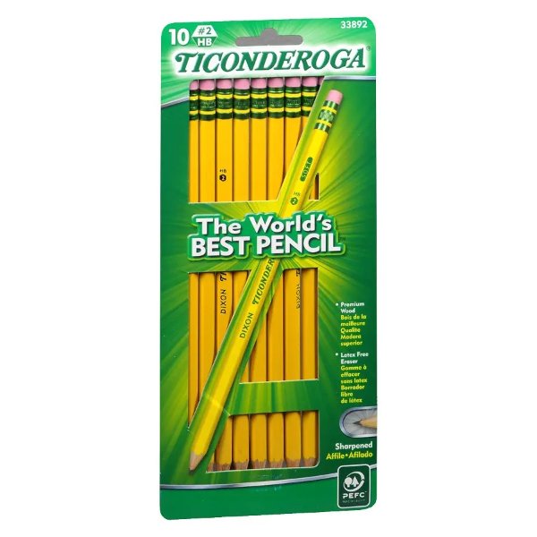 Ticonderoga Premium Cedar Pencils