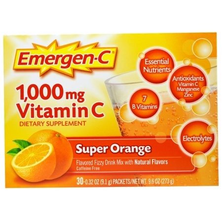 1 000 mg Vitamin C Super Orange 30 Packets 0 32 oz 9 1 g Each