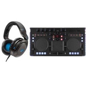 Sennheiser HD7 封闭式DJ耳机 + USB DJ 控制器