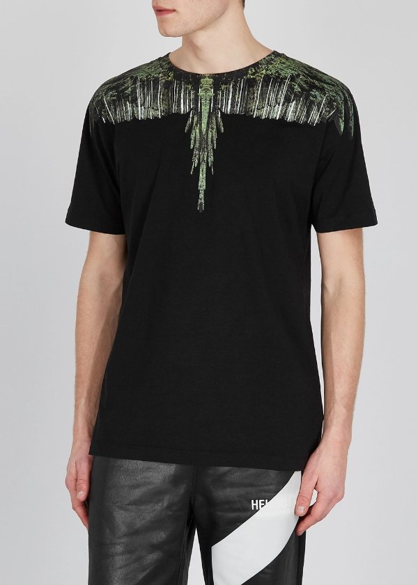 Wood Wings printed cotton T-shirt