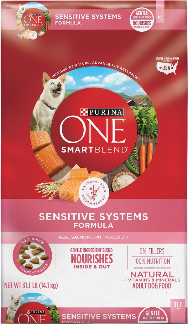 SmartBlend Sensitive Systems Adult Formula Dry Dog Food, 31.1-lb bag - Chewy.com