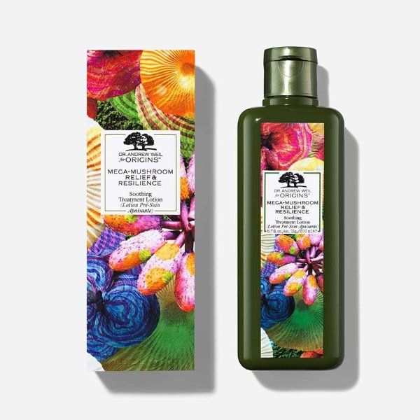 Dr. Andrew Weil for Origins™ Earth Month Mega-Mushroom Relief & Resilience Soothing Treatment Lotion | Origins