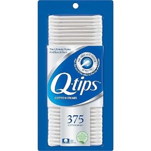 Q-tipsCotton Swabs For Hygiene and Beauty Care Original Cotton Swab Made With 100% Cotton 375 Count