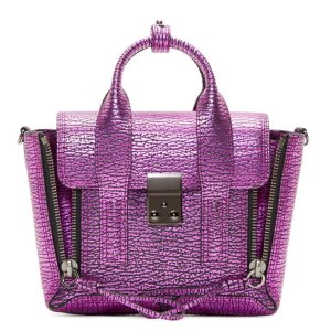 SSENSE时尚电商有金属紫色迷你3.1 Phillip Lim 手袋热卖
