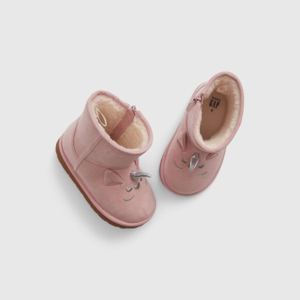 Toddler Unicorn Cozy Boots