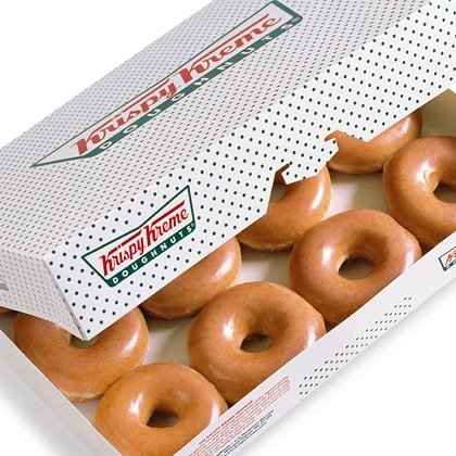Original Glazed Doughnuts and Drinks at Krispy Kreme - Bay Area (Up to 54% Off). Two Options Available.
