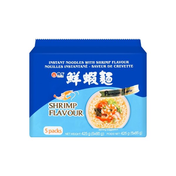 WEILIH Noodle Shrimp 5 packs 425g
