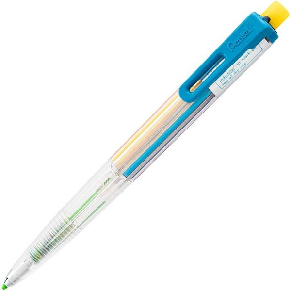 Arts 8 Color Automatic Pencil, Assorted Accent Clip Colors, 1 Pencil (PH158)