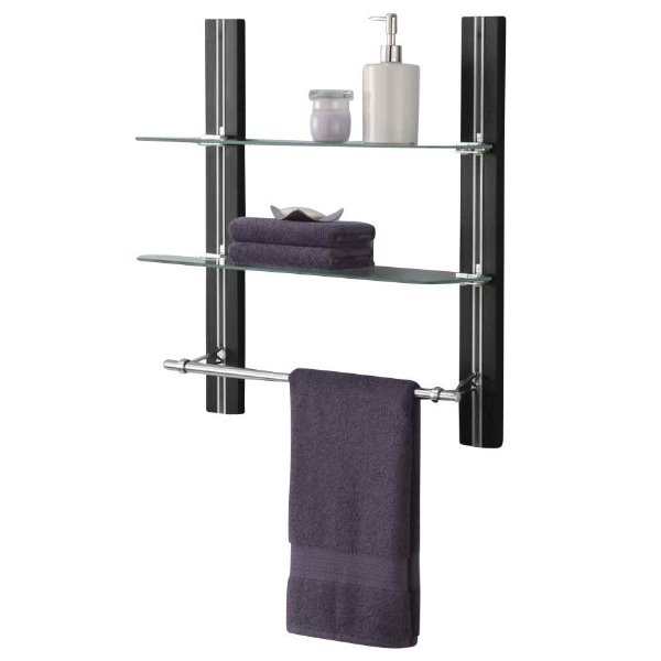 2-Tier Wall Shelf Unit - Contemporary - Bathroom Cabinets And Shelves - by ShopLadder