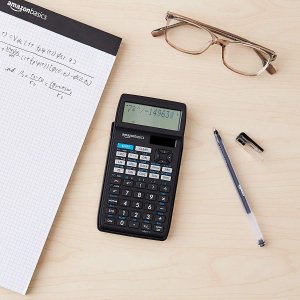 Amazon Basics 2 Line Scientific Calculator
