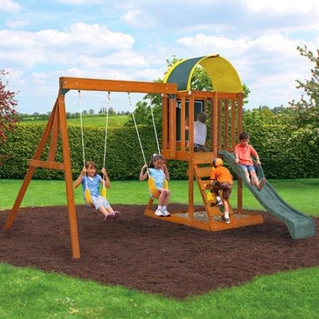 Ainsley Wooden Swing Set