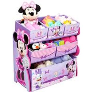 Disney Multi-Bin Toy Organizer, Minnie Mouse