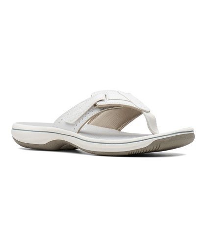 Clarks White Brinkley Reef Sandal - Women | Best Price and Reviews | Zulily
