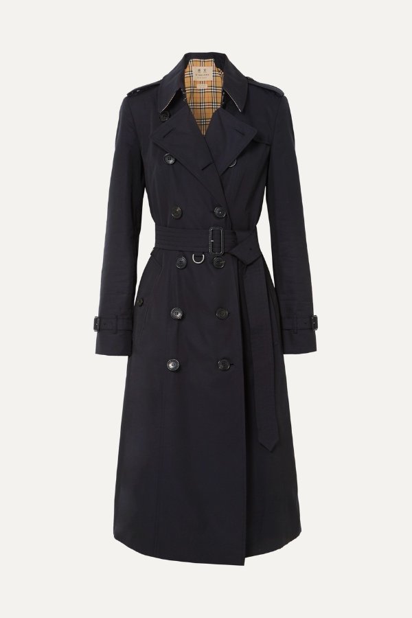 The Chelsea Long cotton-gabardine trench coat