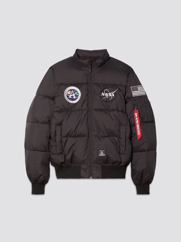MAN ON THE MOON MA-1 QUILTED BOMBER JACKET
