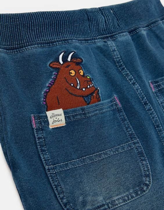 Gruffalo Forester Jersey Denim Pull On Pants 1-6 Years