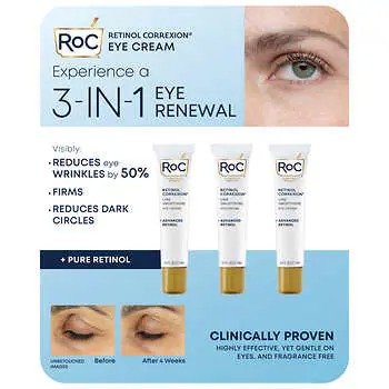 Line Smoothing Eye Cream 3-pack, 0.6 fl oz