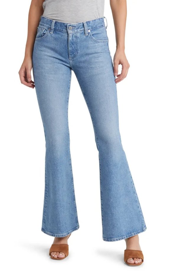 Angeline Mid Rise Flare Jeans
