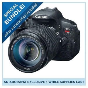 Canon T5i Camera w/18-135mm Lens - Special Promotional Bundle