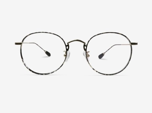 Andromeda | Patterned Metal Eyeglasses | Prescription Glasses Online | Dualens