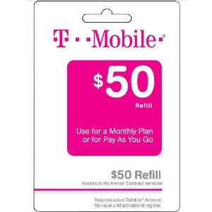 $100 T-Mobile Refilled Card