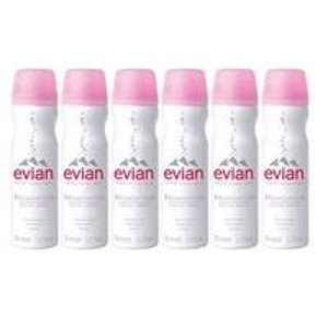 法国Evian依云矿泉水喷雾6瓶旅行装(价值$39)