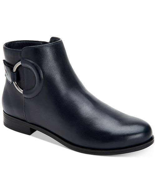 Women's Step 'N Flex Avvia Leather Booties , Created for Macy's