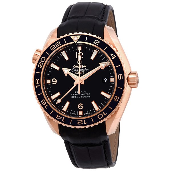 Seamaster Planet Ocean 18kt Rose Gold GMT Automatic Men's Watch 232.63.44.22.01.001