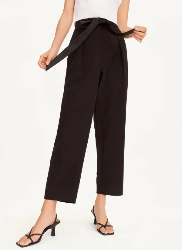 Twill Cropped Trouser - DKNY