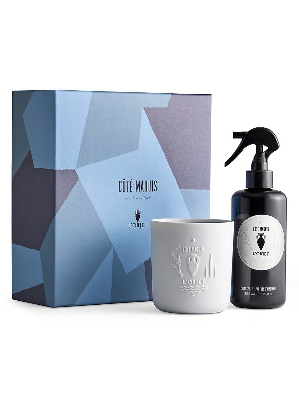 Cote Maquis Room Spray & Candle Gift Set