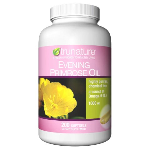 Evening Primrose Oil 1000 mg., 200 Softgels