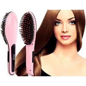 Epique Beauty Hair Straightener Brush - Electric Detangling Hair Comb