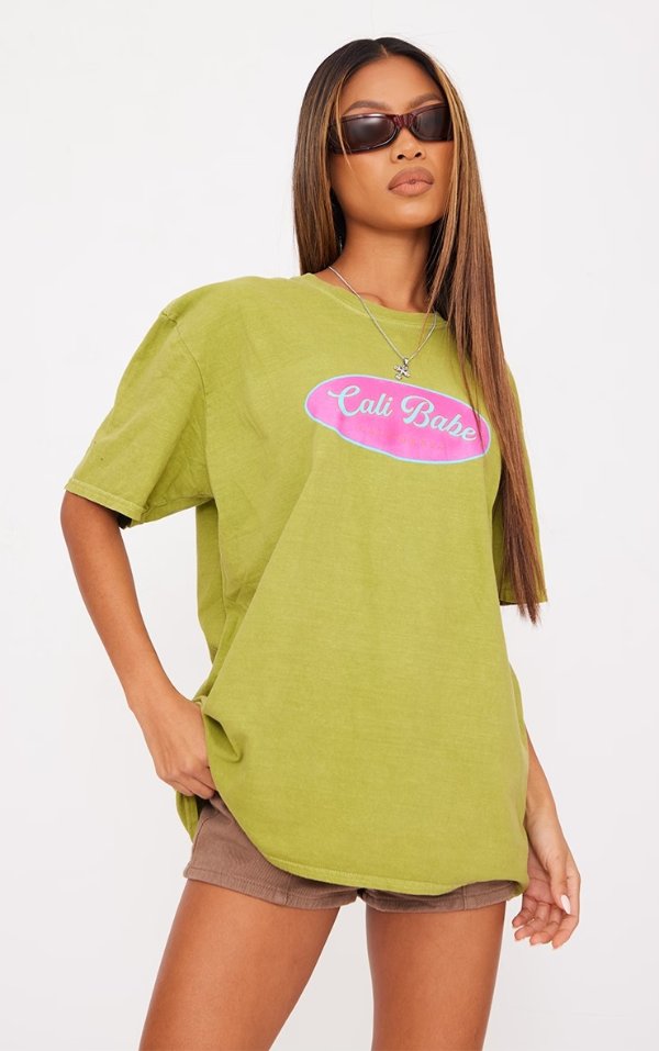 Lime Cali Babe T恤