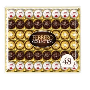 Ferrero Collection, 48 Count, Premium Gourmet Assorted Hazelnut Milk Chocolate, Dark Chocolate and Coconut, Mother's Day Gift, 18.2 oz