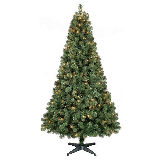 6ft Prelit Slim Artificial Christmas Tree Alberta Spruce Clear Lights - Wondershop&#153;