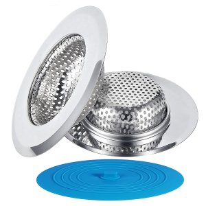 WOW DING 3 Pack Kitchen Sink Strainer and Sink Stopper