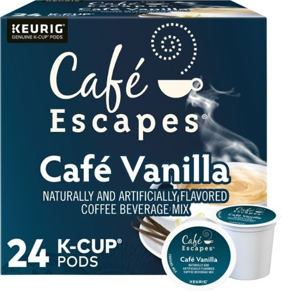 - Cafe Vanilla K-Cup Pods, 24 Count