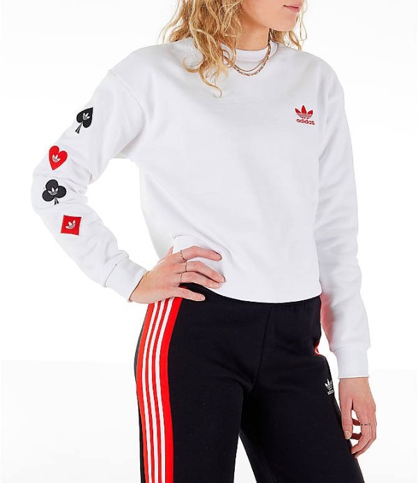 Women's adidas Originals V-Day Crew Sweatshirt