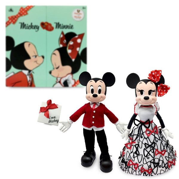 Mickey and Minnie Mouse Limited Edition Valentine's Day Doll Set | shopDisney