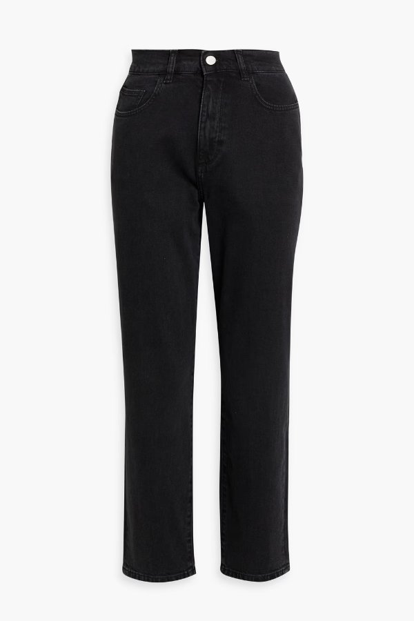 Sydney cropped high-rise tapered jeans